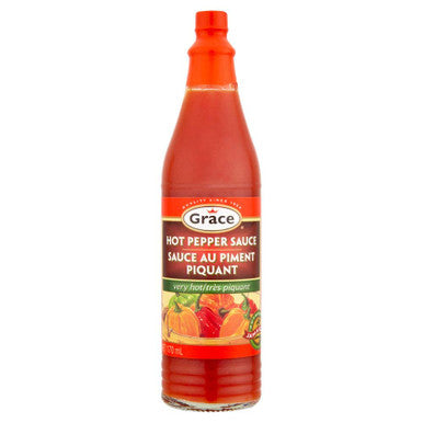 Grace Hot Pepper Sauce 170ml/5.9 oz., {Imported from Canada}